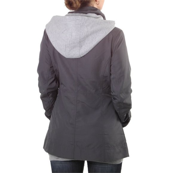 Size Large Hurley Winchester Slicker Gray Jacket - Picture 3 of 8